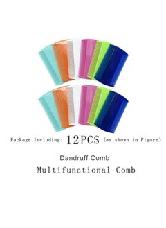 ZYOUNG 12 Pcs Double Sided Combs Grooming Fine Tooth Hair Combs  - Image 2
