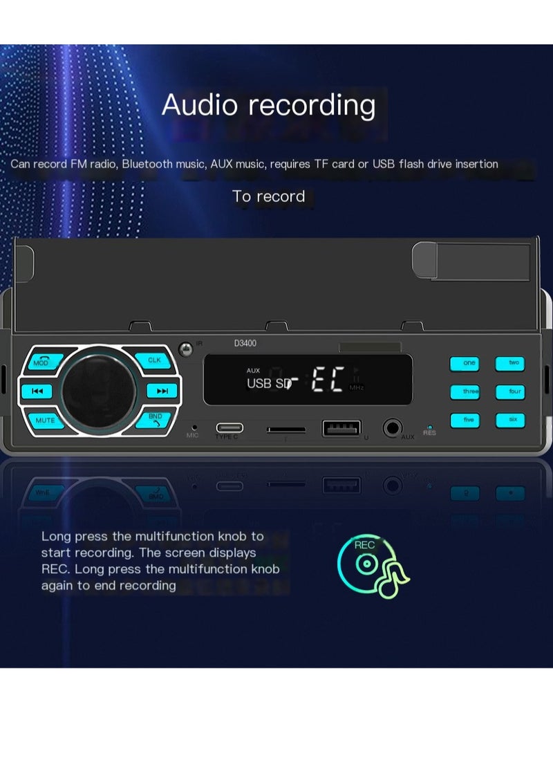 Generic - Car Bluetooth MP3 Player Multifunctional Music Car FM Radio - Image 1