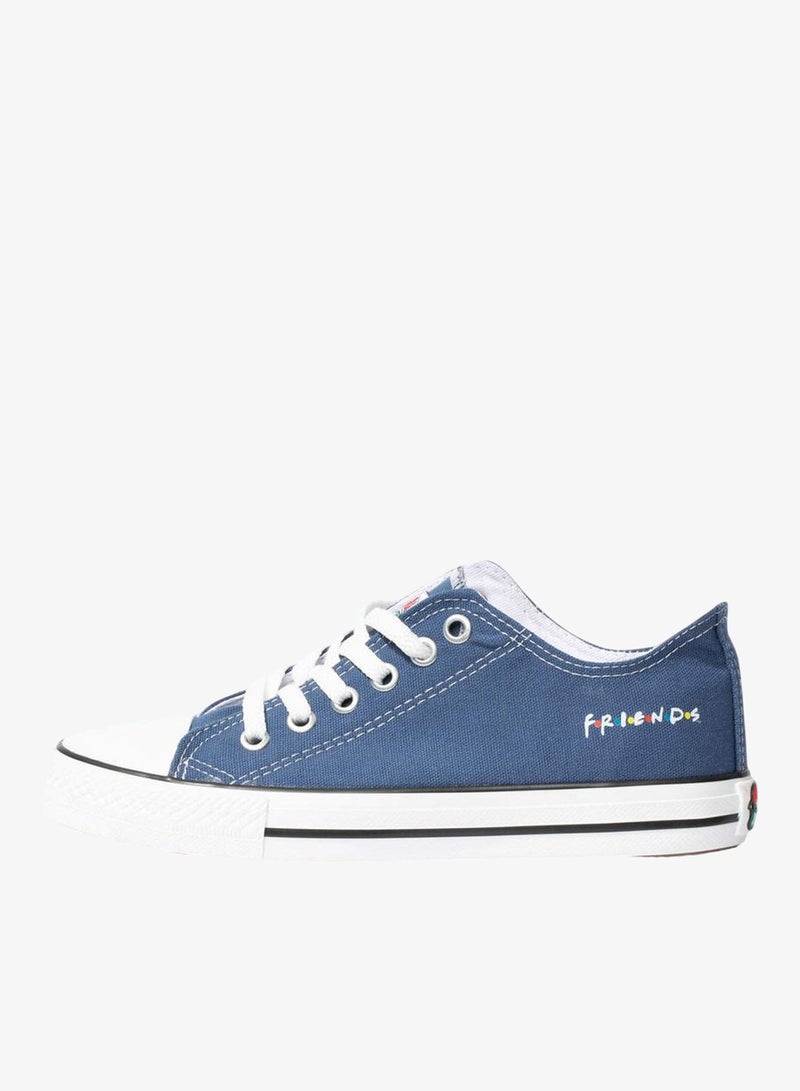 DeFacto Friends Print Lace Up Espadrilles - Image 1