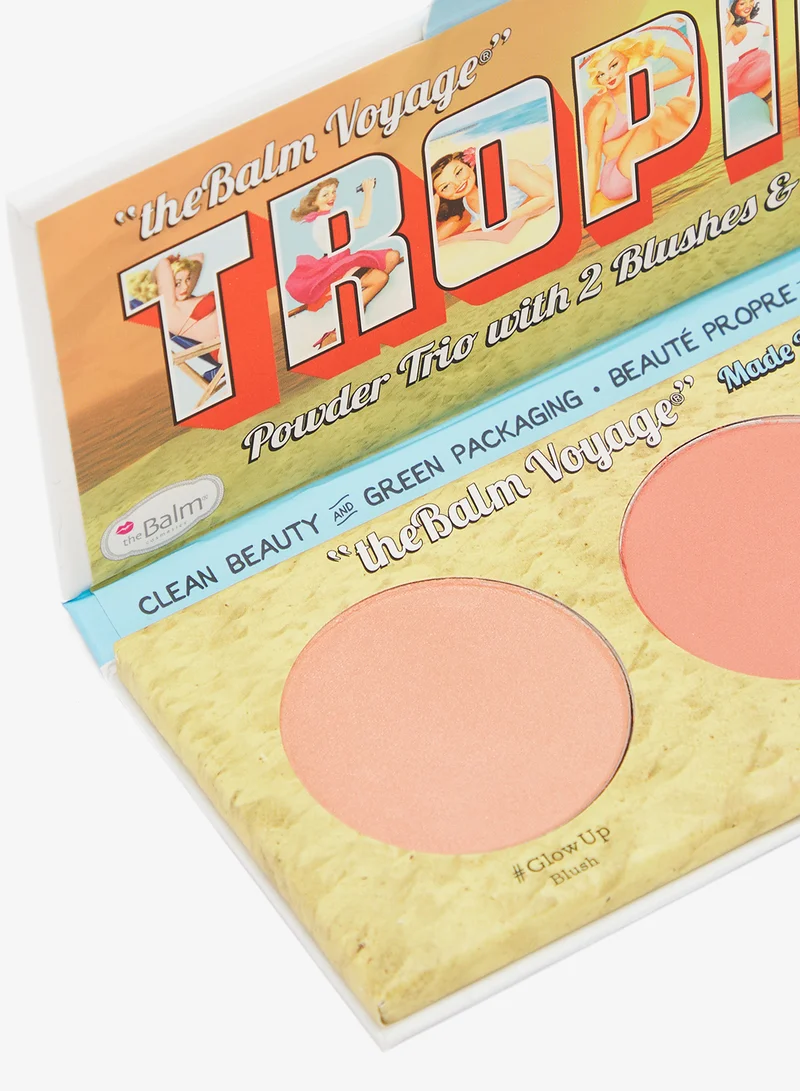 ذا بالم ذا بالم فويج تروبيكس ثلاثي بودرة مع 2 أحمر خدود و 1 برونزر