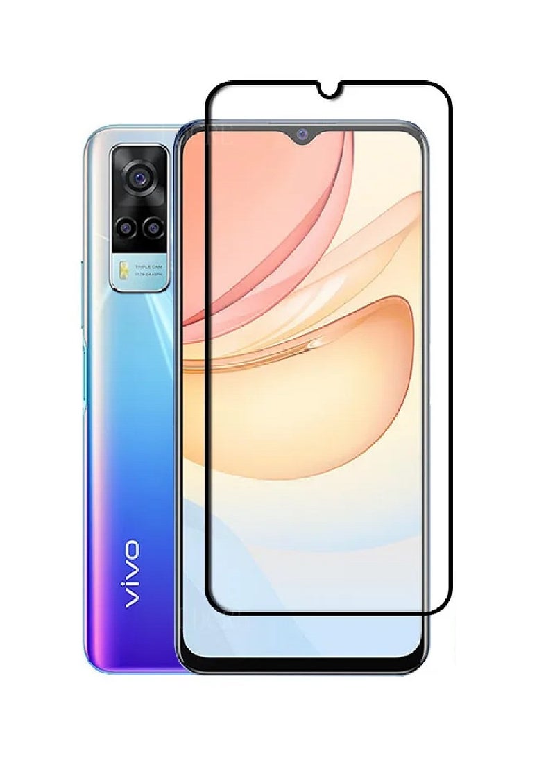 Super Tempered Glass Screen Protector 5D Designed For vivo Y33 Full Glue Edge to Edge Full Screen Coverage And Bubble Free - Image 1