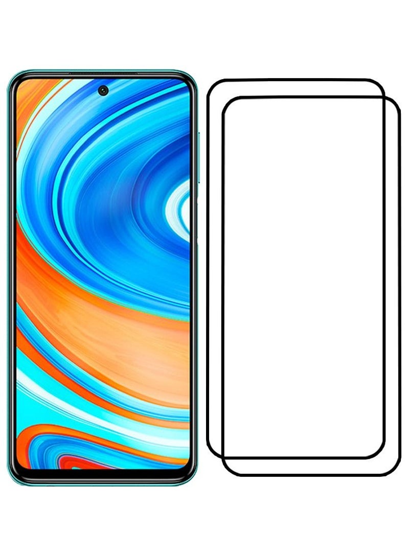 CATANES 2 Pack For Xiaomi Redmi Note 9 Pro Screen Protector Tempered Glass Full Glue Back - Image 2