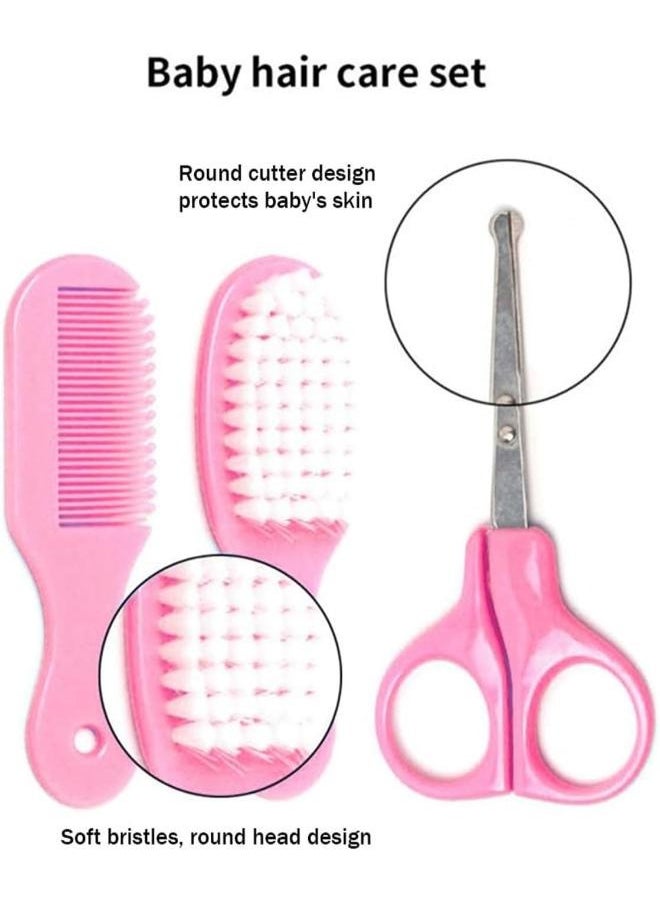 Eoptify 8-Piece Baby Grooming and Healthcare Kit with Multi-Functional Thermometer, Nail Clipper, Brush, Comb, Toothbrush, Scissors, and Nasal Aspirator, Portable Newborn Baby Nursing Care Essentials for Infants Toddlers & Kids  - Image 2