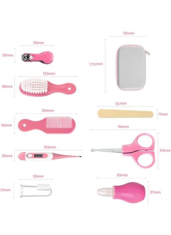 Eoptify 8-Piece Baby Grooming and Healthcare Kit with Multi-Functional Thermometer, Nail Clipper, Brush, Comb, Toothbrush, Scissors, and Nasal Aspirator, Portable Newborn Baby Nursing Care Essentials for Infants Toddlers & Kids  - Image 4