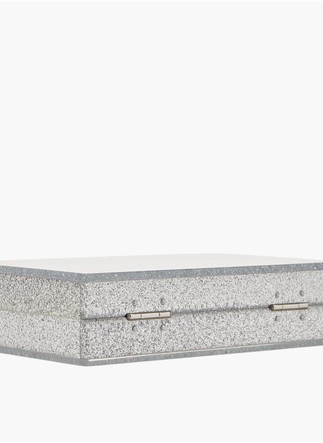 Celeste Women Embellished Clutch with Detachable Chain Strap and Clasp Closure  - Image 5