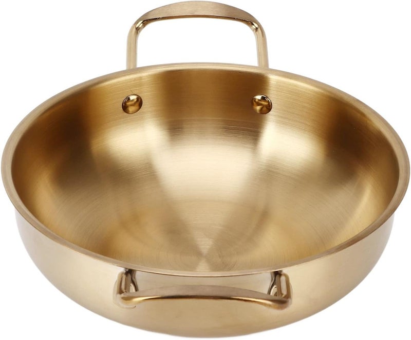 Korean Ramen Pot with Handles, Stainless Steel Portable Everyday Pan Korean Cooking Pot Korean Cookware Ramen Bowl for Home and Outdoor (26cm) - Image 4
