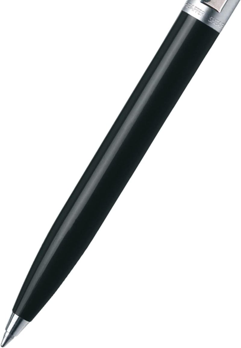SHEAFFER قلم شيفر سنتينل الأسود مع تزيين كروم - Image 3