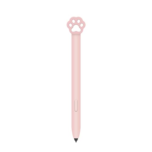Love MEI Compatible with Samsung Galaxy Tab S7/S7+/S7 FE/S8 Ultra/S8/S8+/S9/S9+/S9 Ultra S Pen Sleeve Case, Cute Paw Design Silicone Sleeve Protective Skin Case Cover Non-Slip Smooth Grip (Pink) - Image 1