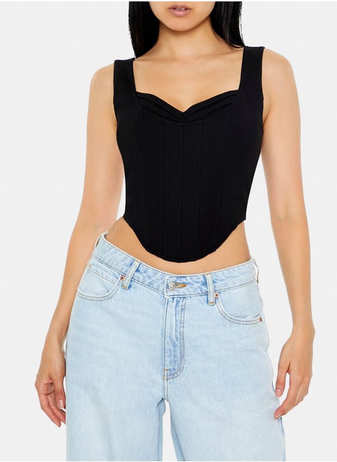 Sweetheart Lace-Up Corset Top
