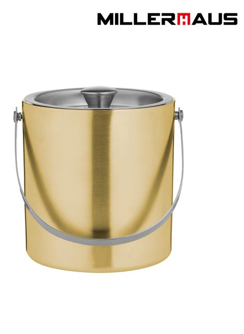 Millerhaus DOUBLE WALL ICE BUCKET WITH COLOR - Bar Accessories ,Stainless Steel