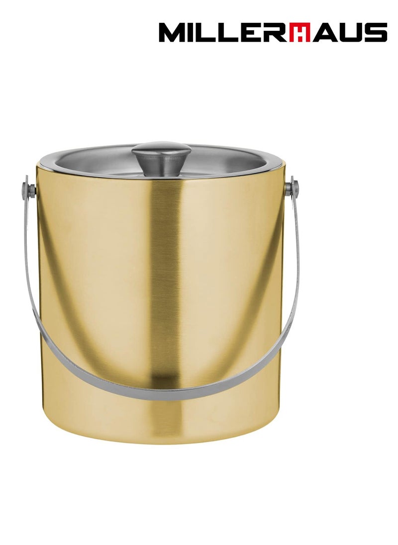 MILLERHAUS - Millerhaus DOUBLE WALL ICE BUCKET WITH COLOR - Bar Accessories ,Stainless Steel - Image 1