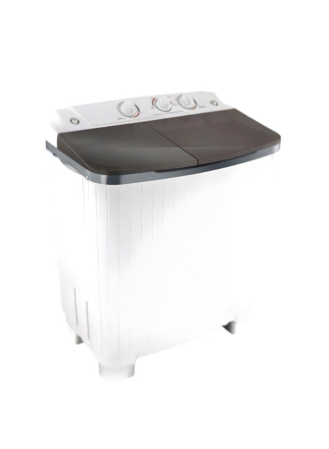 فريش غسالة ملابس تحميل علوي بحوضين، مع فلتر للوبر، سعة 5 كجم، لون أبيض | FRW-700 - Image 2