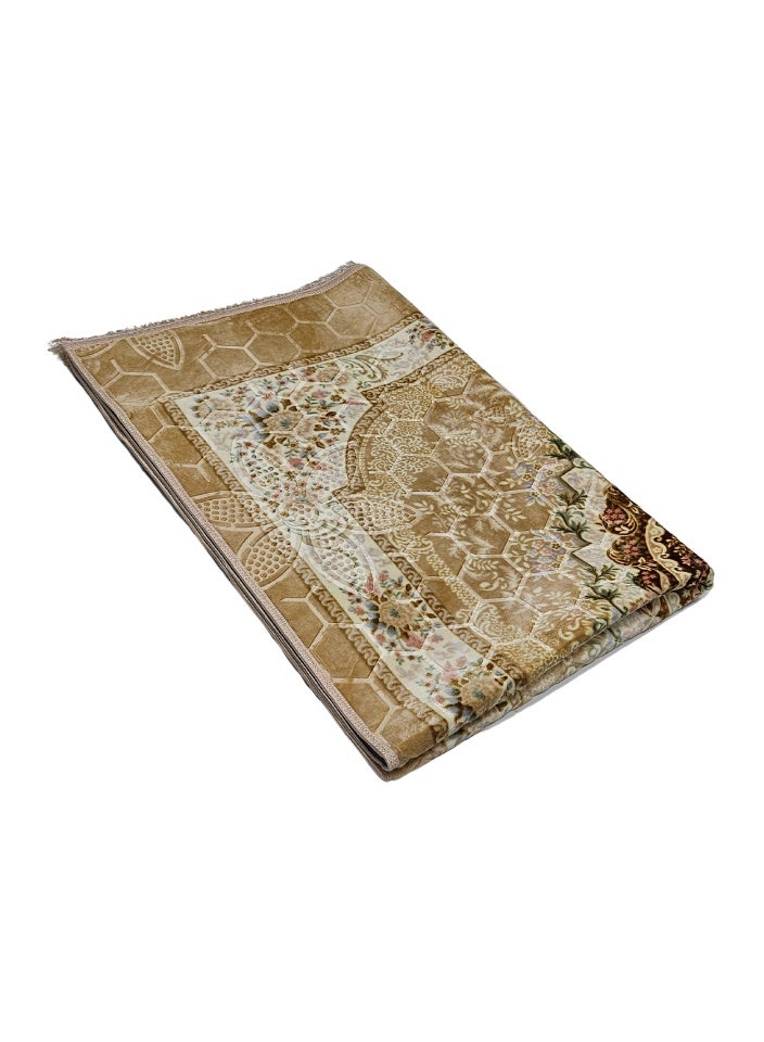 SMART HOME Excellent velvet carpets and rugs, padded and soft to the touch, with beautiful 3D patterns a ground seating mat for trips, camping, hiking, and wilderness, a luxurious rug, size 230X160 cm - Image 5