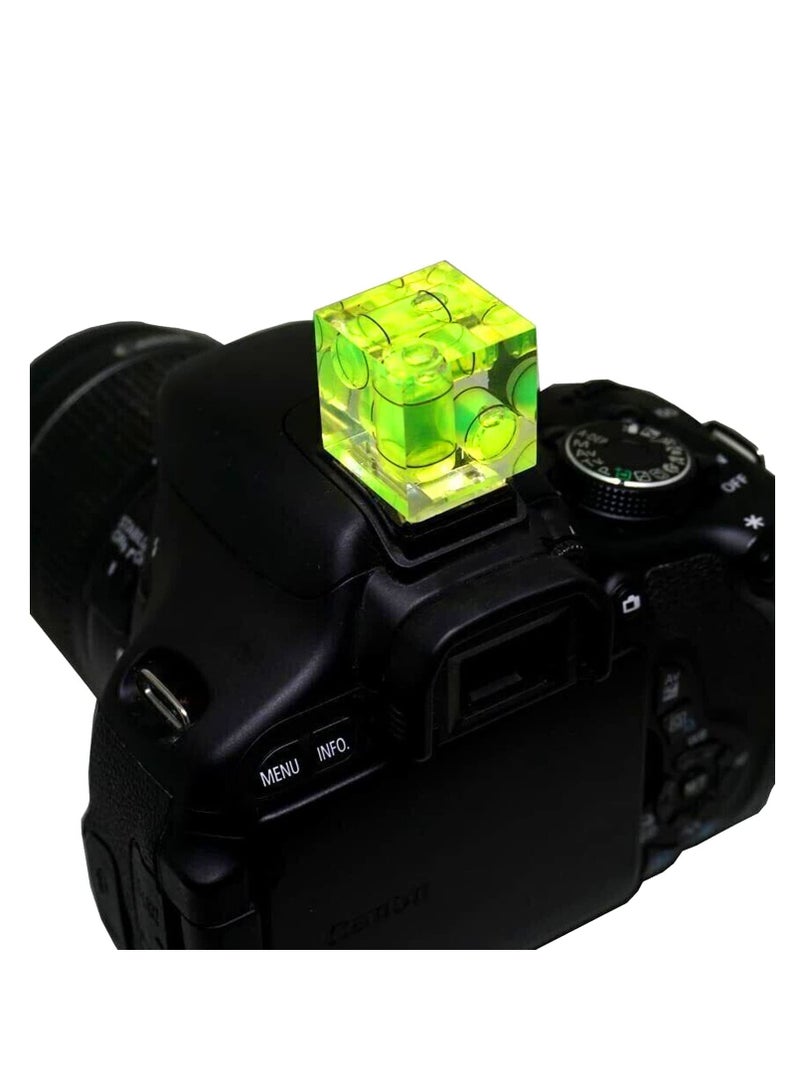 SOLARAE Camera Hot Shoe Bubble Level, Triple 3-Axis Spirit Level for DSLR and SLR Photography, High Compatibility for Indoor and Outdoor Use (2 Pack) - Image 4