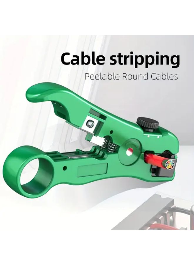 LA192502 Adjustable Network Stripper Pliers Professional Multifunctional Manual Tool SK5 Blade Plastic Material - Image 5