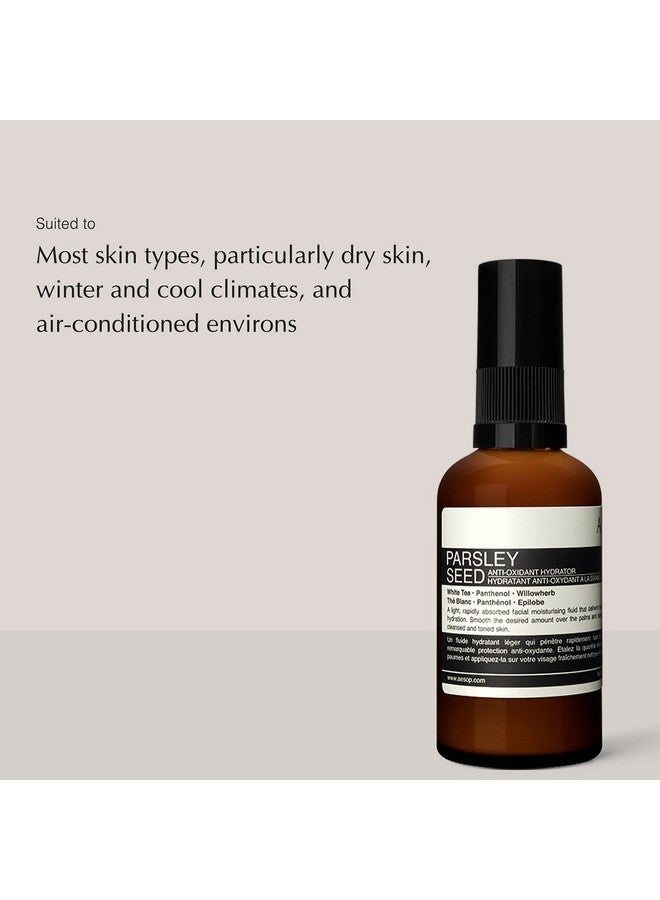 أيسوب مرطب مضاد للأكسدة ببذور البقدونس 60 مل / 2.1 أونصة مرطب للوجه مضاد للشيخوخة وغسول للوجه للبشرة الجافة وجميع أنواع البشرة، خالٍ من البارابين، مرطب وجه نباتي وخالي من القسوة للرجال والنساء - Image 2