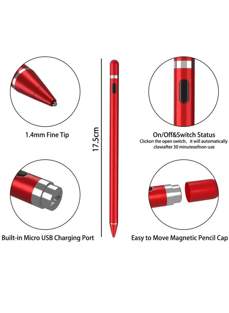 Gravity Active Stylus Pen with Palm Rejection for Precise Writing/Drawing Compatible with Apple iPad - Image 2