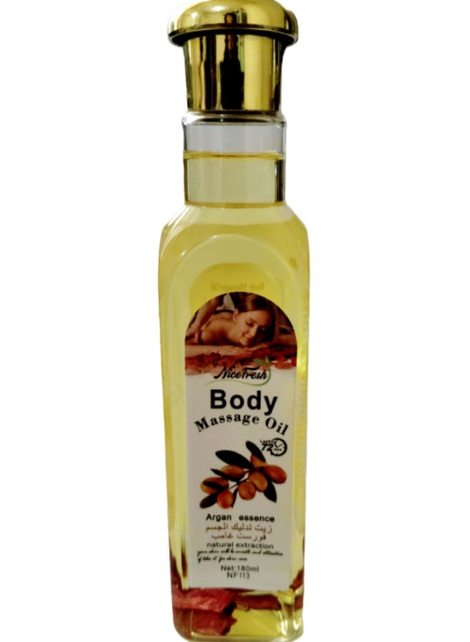 Nice Fresh Body Massage Oil Argan Essence - 180ml - Image 3