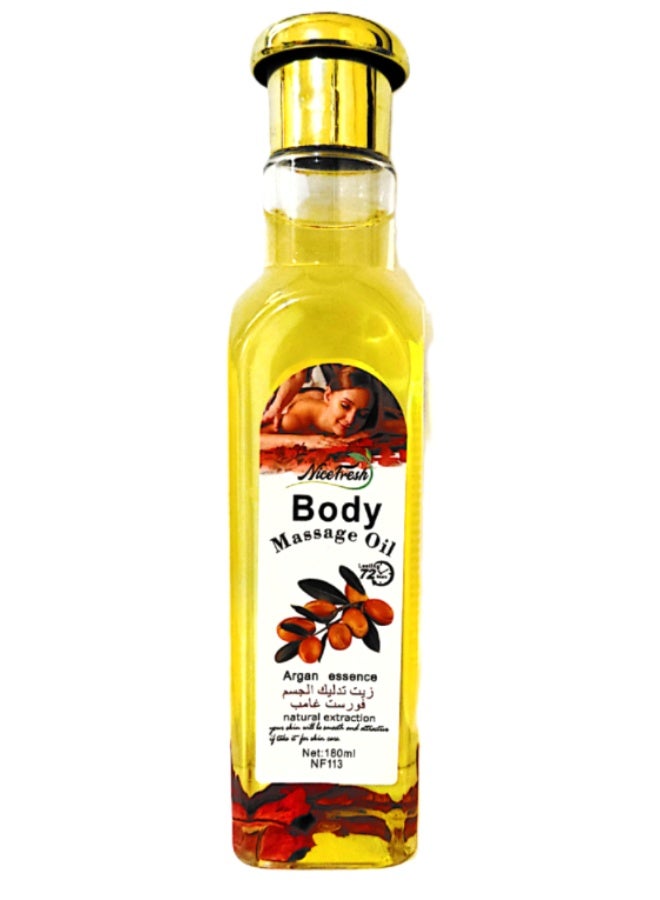 Nice Fresh Body Massage Oil Argan Essence - 180ml - Image 4