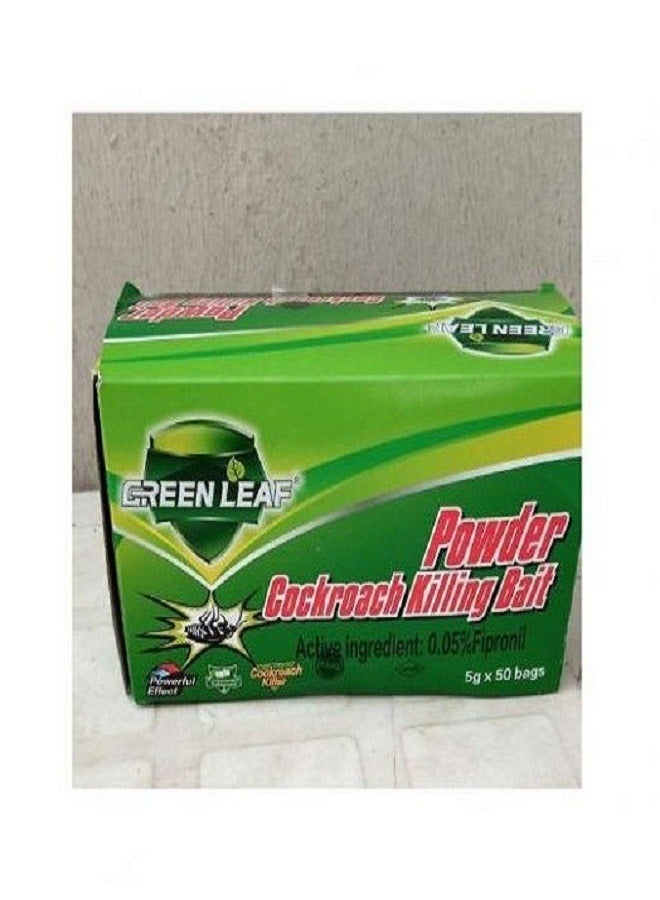 Green Leaf Cockroach Killing Bait Powder 5gx50 Bags  - Image 2