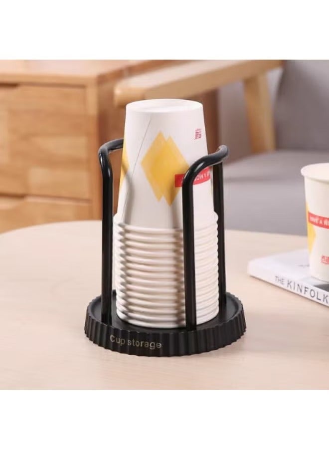Generic Paper Cup Holder Household Disposable Cup Storage Rack Multi-functional Desktop Coffee Milk Tea Cup Storage Rack Cup Taker  - Image 1