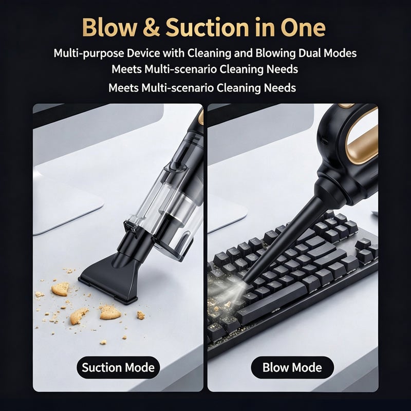 Suitu ST-128PlusMax Cordless Car Vacuum Cleaner 2-in-1 18000Pa - Image 2
