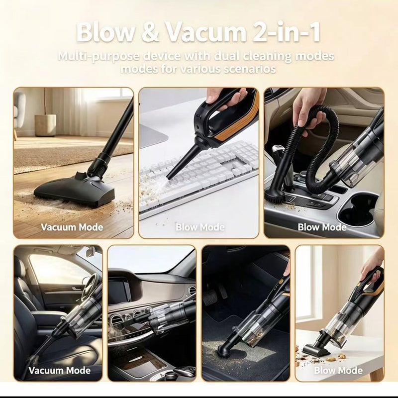 Suitu ST-128PlusMax Cordless Car Vacuum Cleaner 2-in-1 18000Pa - Image 4
