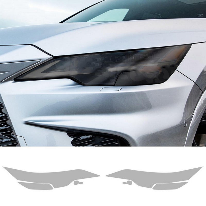 Generic LAVIYE 2 Pcs Car Headlight Anti scratch protection Film Transparent TPU Sticker，For Lexus RX 2023 2024 RX350 450 ALA10 ALH10 Accessories  - Image 1