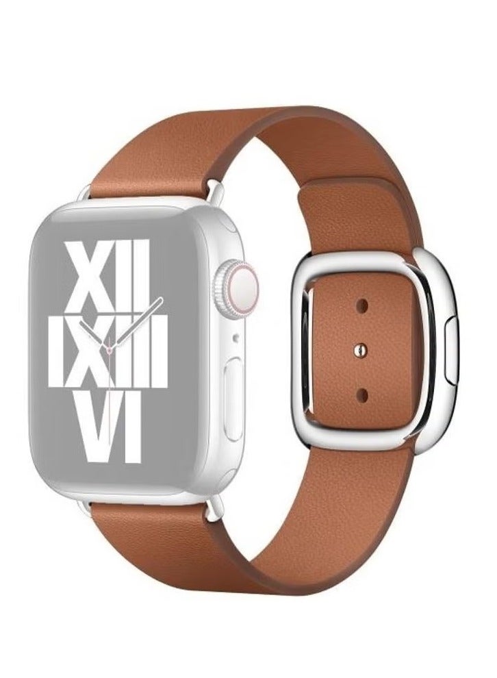 vesus Replacement Watchbands For Apple Watch Series 7 41mm/6 & SE & 5 & 4 40mm/3 & 2 & 1 38mm Brown