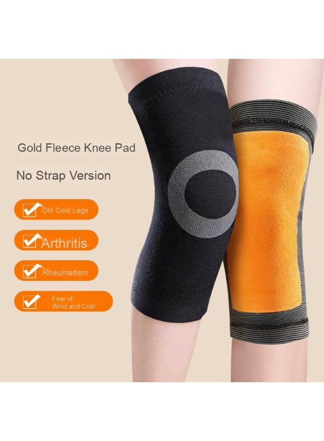 نيبمينينت سُتُرَة دافئة بسماكة إضافية لدعم الركبة بتصميم يشبه فراء الأرانب لفصل الخريف والشتاء - Image 1