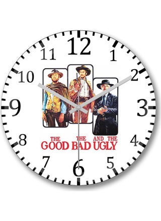 Print Shop The Good, Bad And Ugly Wall Clock Curved Real Glass - pzsku/Z987A2A297B32D241BF0BZ/45/_/1728046784/ed9f7fbb-8ca4-4a77-bdc1-a53216ab0097