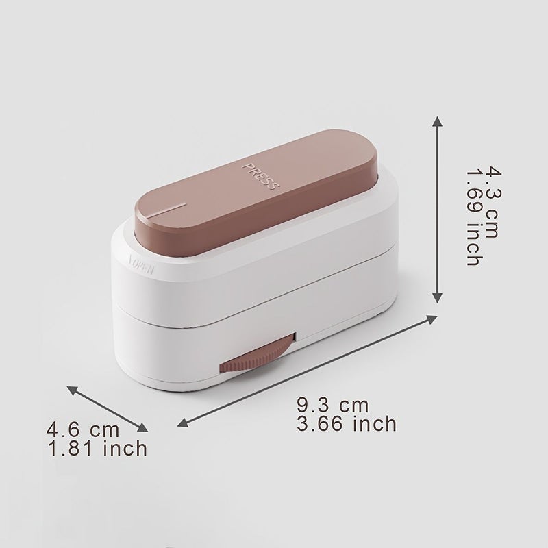 Green Rectangular Pill Cutter Sturdy Easy Cut Precise Slicer Ideal Daily Use - Image 5