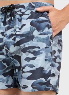 BRAVE SOUL Printed Swimshorts  - Image 4