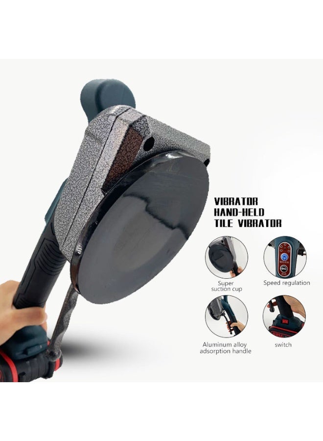 Furtey 21V Heavy-Duty Tile Laying Machine - 220-240V Professional Grade Vibrating Tool for Marble & Ceramic, High Torque Motor with Heat-Resistant Design, Premium Mosque & Villa Renovation Tools (UK Plug,green) - Image 4