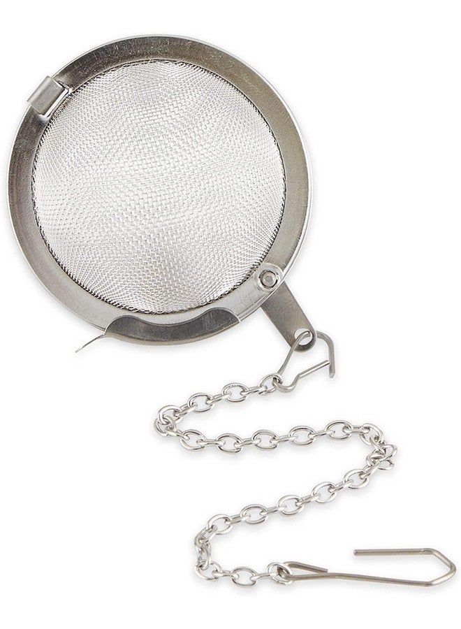 IAZO Stainless Steel Mesh Tea Ball, Tea Infuser Strainers Twist-Lock Spice Ball Chained Lid Sphere Mesh for Tea Strainer, Herb, Spice, Soup Filter Kitchen Tools (Small Pack of 2) - Image 2