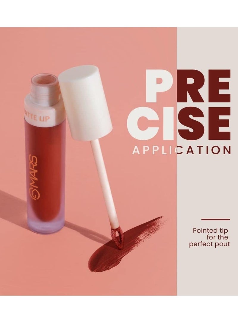 MARS Matte Liquid Lip Color Long Lasting 4.5 ml 02 Spill The Deets - Image 2
