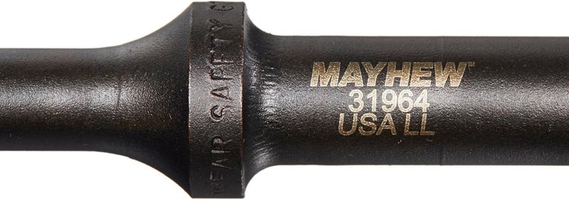 Mayhew Tools 31964 Pneumatic Hammer, 1" x 6" Concave, Black Oxide Finish - Image 2