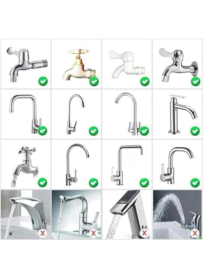 HOOKOR 3 Pack Activated Carbon Faucet Water Filters Universal Interface Home Kitchen Faucet Tap Water Clean Purifier Filter Cartridge Six Layer Water Filter - Image 5