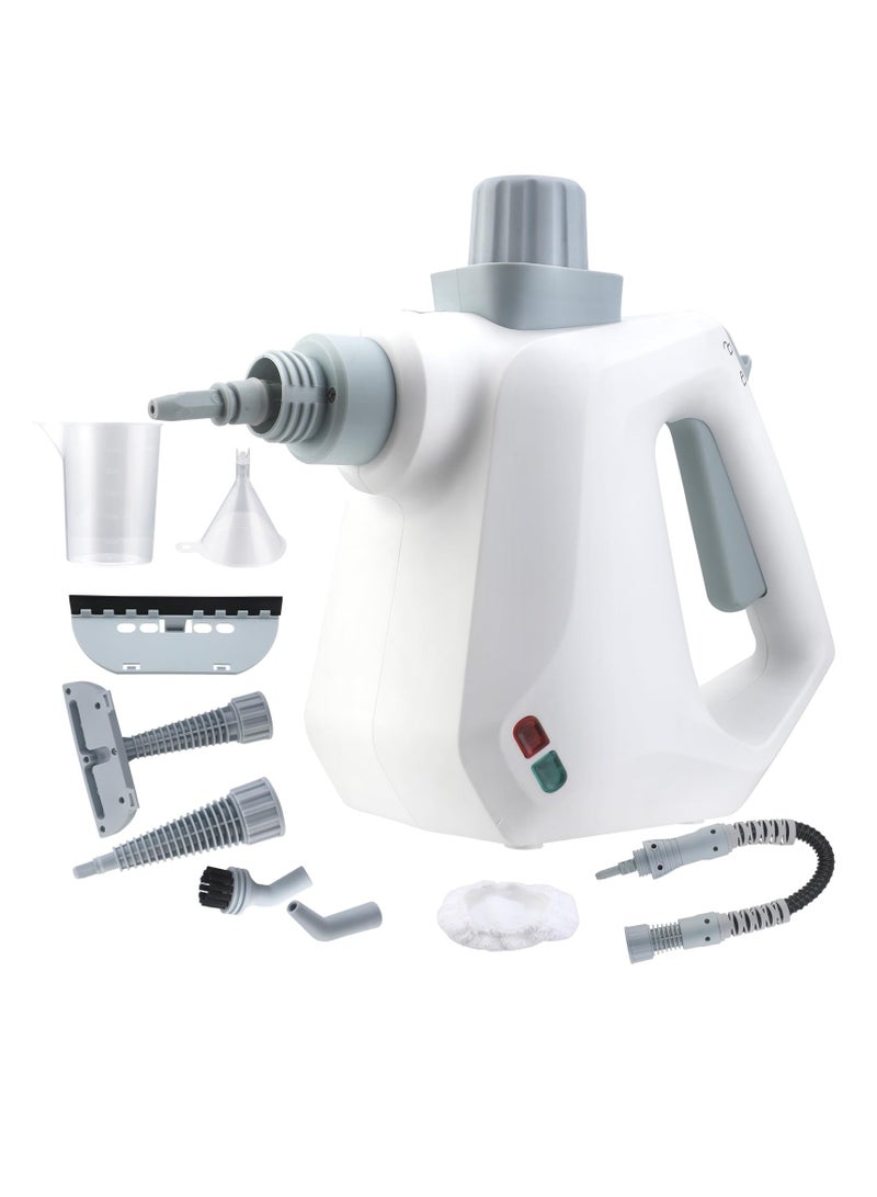 ET-LIFE Steam Cleaner, 1050W, 3 Bar Steam Pressure, 400ml Capacity, with 9pcs Accessory, High Temperature Kills 99.99% of Viruses & Bacteria for Kitchen Sofa Bathroom Car Window - Image 1