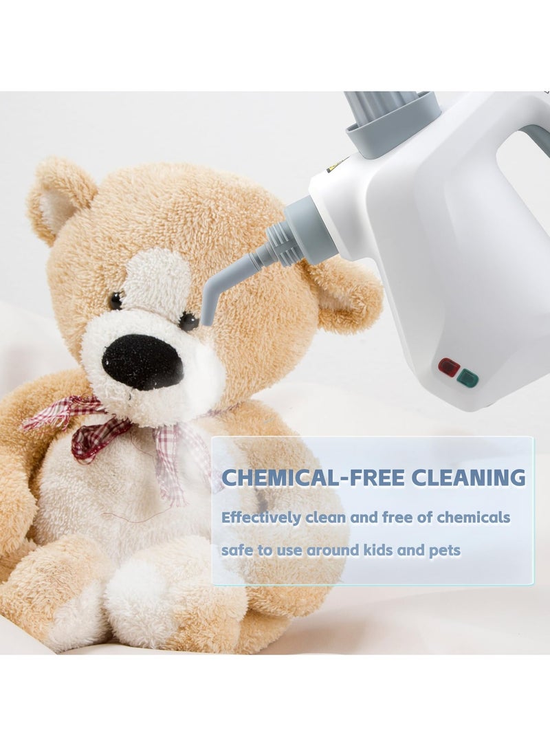 ET-LIFE Steam Cleaner, 1050W, 3 Bar Steam Pressure, 400ml Capacity, with 9pcs Accessory, High Temperature Kills 99.99% of Viruses & Bacteria for Kitchen Sofa Bathroom Car Window - Image 5