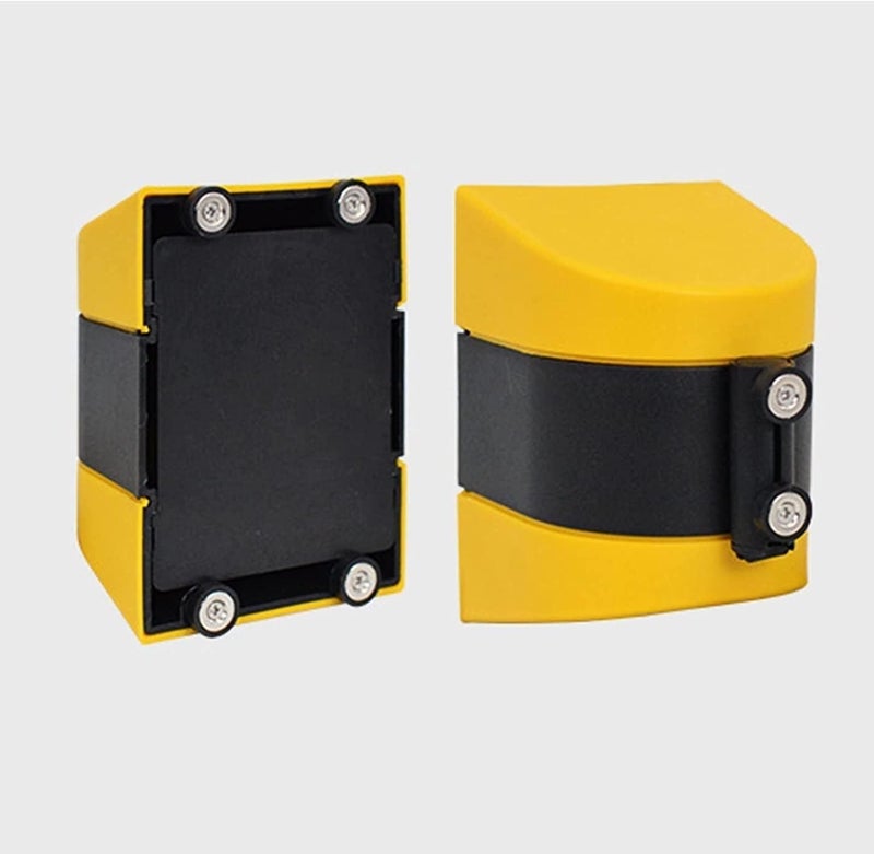 Retractable Door Barrier 2/3/5/10M Wall Mounted Belt Barrier with Abs Case, Retractable Belt Barrier, for Crowd Control Retractable for Party Supplies(2m/6.56ft) - Image 5