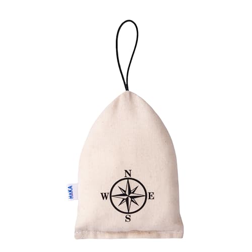 Haka Camphor Pouch –100% Pure Camphor | Multipurpose Natural Chemical Free Air Freshener for Car, Wardrobe, Bathroom & Room | Eco-Friendly Aroma Bag (Pack of 3) (Evil Eye, Compass, Elephant, Natural) - Image 2
