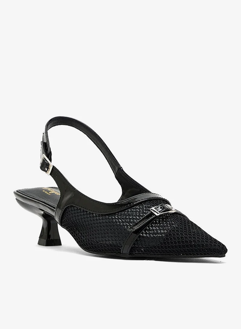 Ginger Sling Back Heeled Pump