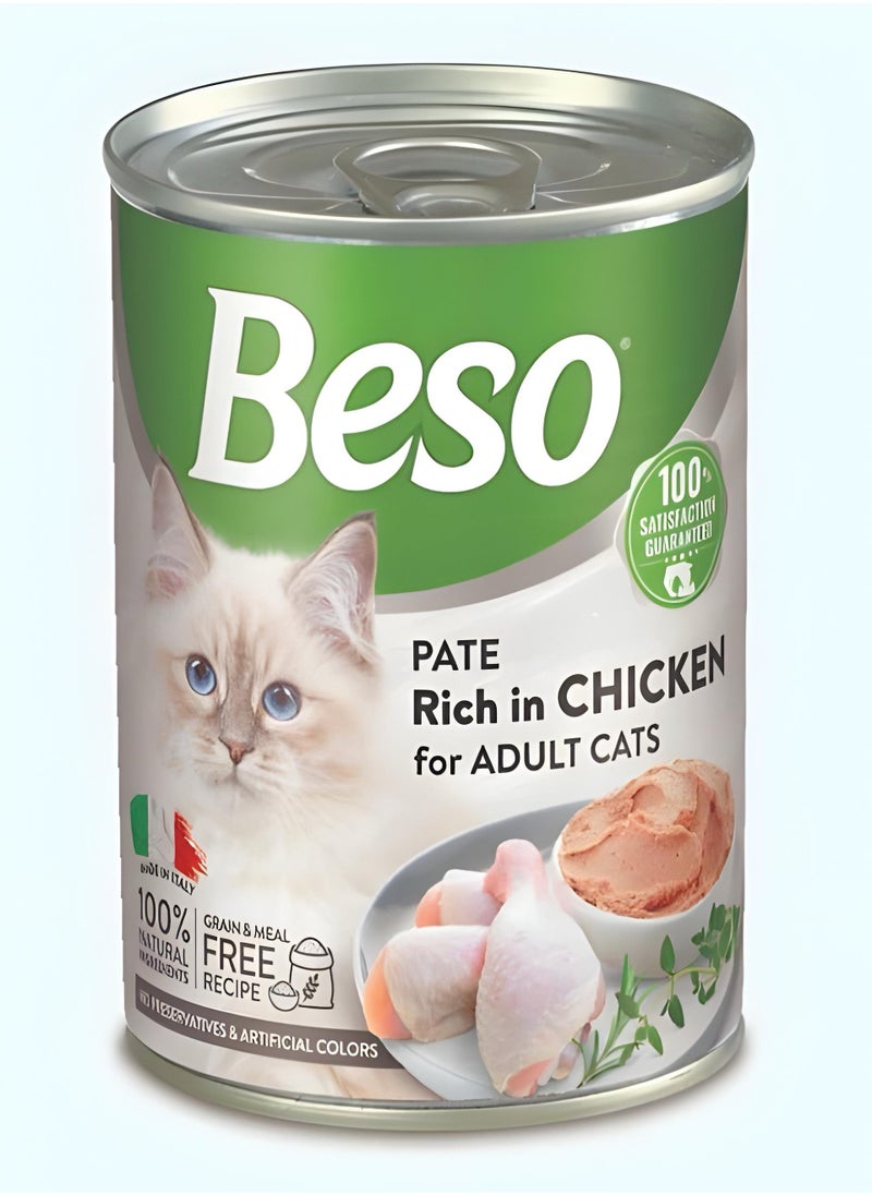 Beso Wet cat food (6 packs) - Beso chicken flavor - 6 × 400g  - Image 2