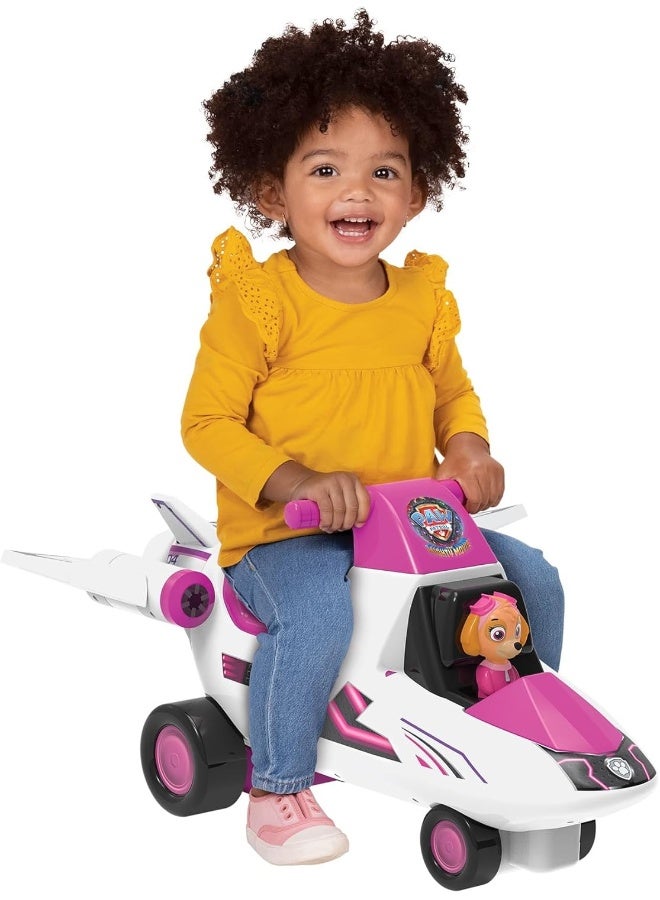 Paw Patrol Push Ride On The Mighty Movie Skye's Mighty Jet Ride-On with Music & Sound Effects - Image 1