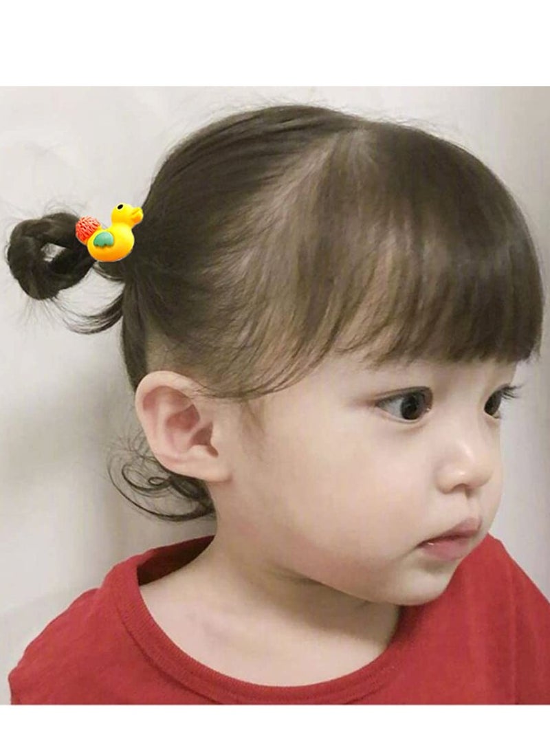 SYOSI Girls Hair Ties, Children Hair Ring, Mini Hair Bands for Fine, Curly Hair and Sensitive Scalps - Pain Free Hair Accessories for Men, Women, Girls and Boys 30pcs - Image 4