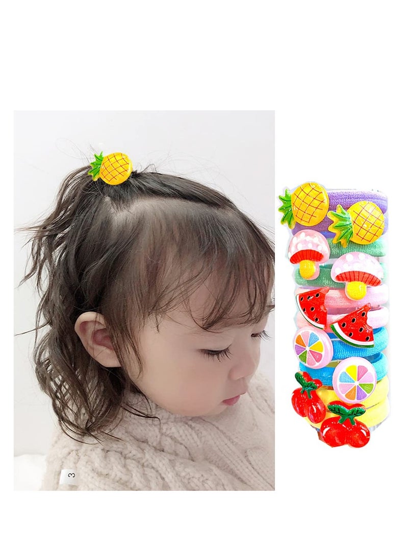 SYOSI Girls Hair Ties, Children Hair Ring, Mini Hair Bands for Fine, Curly Hair and Sensitive Scalps - Pain Free Hair Accessories for Men, Women, Girls and Boys 30pcs - Image 3