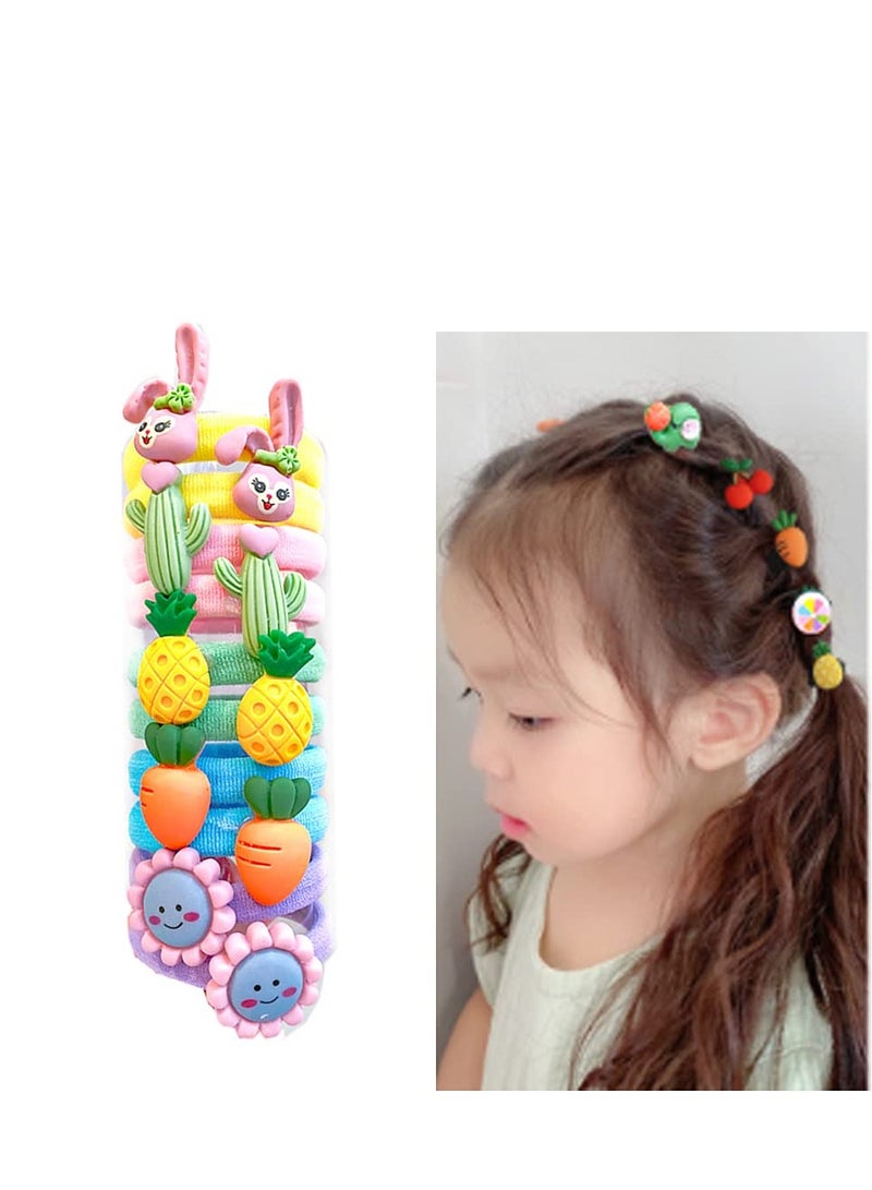 SYOSI Girls Hair Ties, Children Hair Ring, Mini Hair Bands for Fine, Curly Hair and Sensitive Scalps - Pain Free Hair Accessories for Men, Women, Girls and Boys 30pcs - Image 2