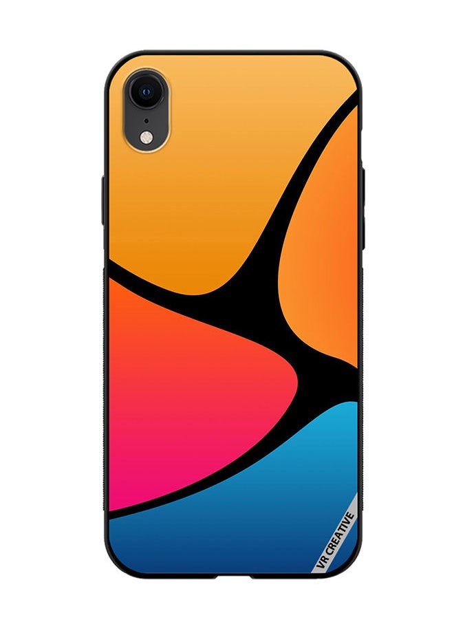 Protective Case Cover For Apple iPhone XR Color Mixture Design Multicolour
