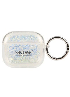 Case Cover For AirPods 3 Flash Diamond Epoxy Bluetooth Earphone Protective Case White